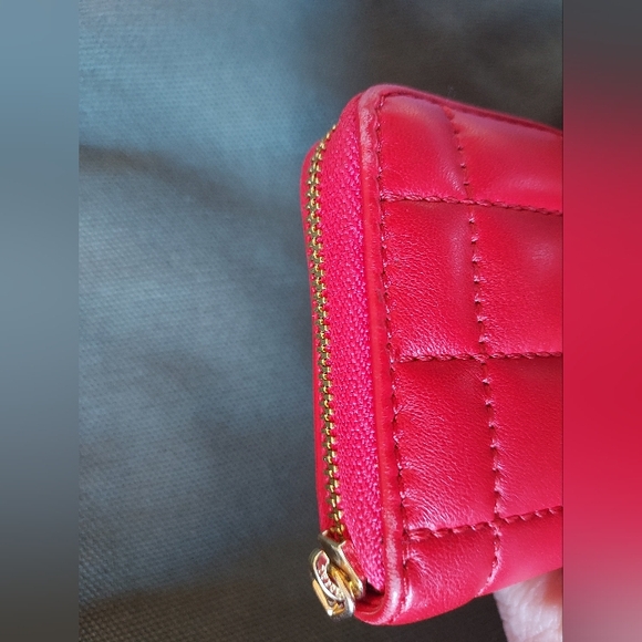 Michael Kors Red Quilted Wallet - Picture 7 of 8